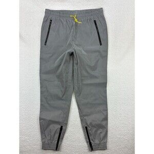 Fashion Nova Enzo‎ Reflective Joggers Men's Size Medium Silver NWT